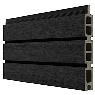 *WPC fence board Modern Ebony Black 21x160mm (wb 150 mm) L-178cm FSC®100%