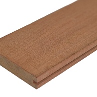 *Afri-kulu 21x145mm terrasplank glad hybrid P131  KD18% Premium FCQ FSC®100% L 395 cm