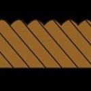 *Bangkirai 19x90mm terrasplank fijn/glad P120 Premium FCQ L 305 cm