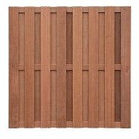 *Keruing charmant scherm 15 180x180cm Premium FCQ FSC®100%