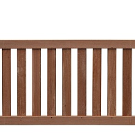 *Keruing massief hek 21 90x180cm Premium FCQ FSC®100%