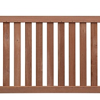 *Keruing massief hek 22 110x180cm Premium FCQ FSC®100%