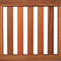 *Keruing massief hekpoort 11 90x100cm Premium FCQ FSC®100%