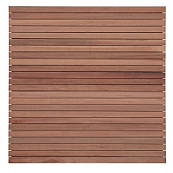 *Keruing scherm 50 180x180cm Premium FCQ FSC®100%