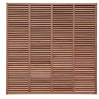 *Keruing trellis 26 Louvre 180x180cm Premium FCQ FSC®100%