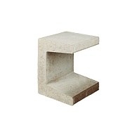 *Mini-U-Element Grijs 30x40x30 cm