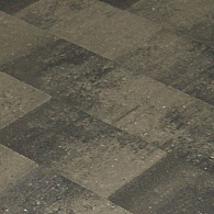 *MB Vlakstone 20x30x6 grijs/zwart genuanc