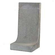 *L-Element Grijs 80x40x40cm