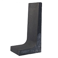*L-Element Zwart 100x50x40cm