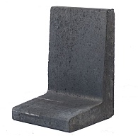 *L-Element Zwart 60x40x40cm