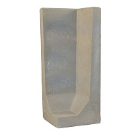 *L-Hoeksteen Grijs 100x40x40cm