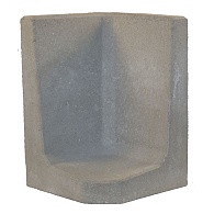 *L-Hoeksteen ( L-element ) Grijs 60x40x40cm
