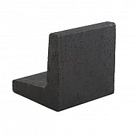 *L-element 100x50x50 cm Antraciet