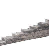 *LINE BLOCK MATTERHORN 55X20X6CM
