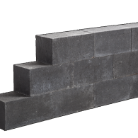 *HF* LINEA BLOCK BLACK 15X15X30CM