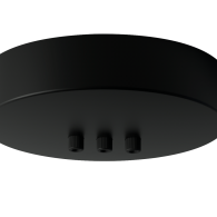 DISC BASE TRIPLE, No8, Essentieel onderdeel voor het monteren van twee of drie exemplaren DISC PENDANT 100-230V