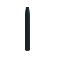 DISC TUBE BLACK, No 2, een staander van 60 cm voor de DISC LIGHT HEAD