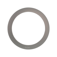 RING 68 Pearl Grey, tbv Dot, Hyve, Fusion, Luna, Flux, big flux,  big flux narrow,  Big Flux asymmetric, smart flux tone