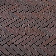 Gebakken WF getrommeld Bolzano Antica,  20,4x5x6, WF60, paars genuanceerd+