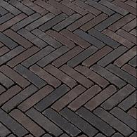 Gebakken DF getrommeld Modena Antica,  20,4x6,7x6, DF60, zwart bruin+