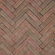 Gebakken WF Strak Novoton rood bruin onbezand, 20x5x6 UWF60