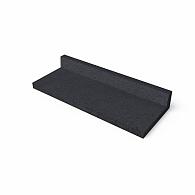 *Schellevis TRAPTREDE L-VORM 100X40X15 CM CARBON