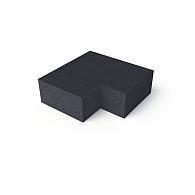 *Schellevis TRAP HOEKSTUK 90° (40/20) BINNEN CARBON 60X60 CM