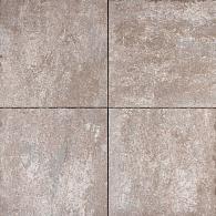 *Trippel T 60x60x4 Bruin nuance