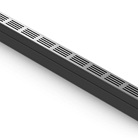 ACO Slim-Line met Blank alu rooster 100