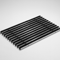 *Mat schoonl 75x50x2 CM alum tapijt antra
