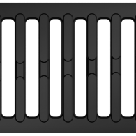 Sleufrooster gietijzer 50cm