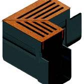 SlimLine hoekstuk + Corten rooster