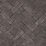 Gebakken DF getrommeld Atlas, aubergine zwart bezand, 20x6,5x6 UDF60
