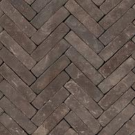 Gebakken WF getrommeld Norton,  paars blauw bezand, 20x5x6 UWF60
