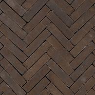 Gebakken WF strak Nostalgie WS, zwart bruin onbezand, 20x5x6 UWF65 ( 1392 stuks per pallet ) (krom)