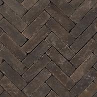 Gebakken DF getrommeld Nostalgie WS, zwart bruin onbezand, 20x6,5x6 UDF60