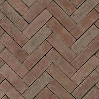 Gebakken DF Strak Novoton, bruin rood bezand, 20x6,5x8