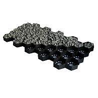 Grindplaten easy gravel 33x65x3,4 zwart
