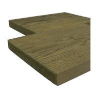 *TimberTouch New 359x20x2,5cm Golden Teak