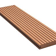 *loopdd massief bruin 23x140 lengte 400 cm
