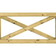 *Grenen boerenland hek 75x150 cm