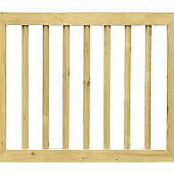 *Vuren Deur Recht Kader 80x100 lengte 67 cm