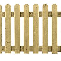 *Vuren Hek Relief Rond 80x180 lengte 71 cm