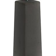 *Beton Poer Zwart incl verstelbare bev.plaat 12/22 x 40 cm