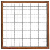 *Draadscherm Bk. Kader 180x180