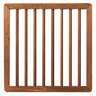 *Bangkirai Deur Recht Kader 100x100