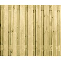 *Grenen Scherm bij beton 130x180 - 19 planks