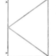 *Stalen frame 155x120 incl duim universeel