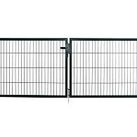 *Poort compleet dubbel groen 200x300