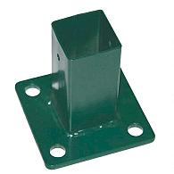 *Bodemplaat vierkant groen 10x10cm